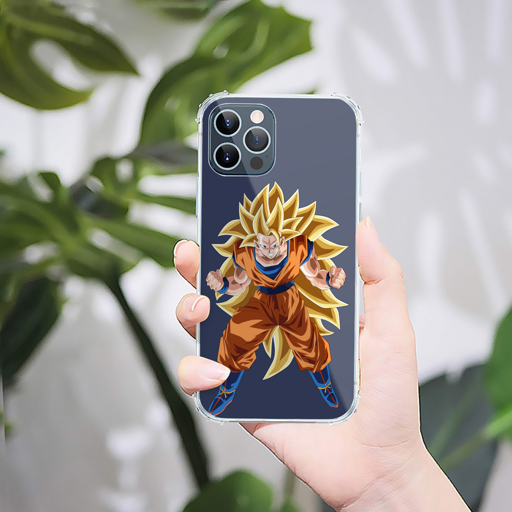（画像用） ドラゴンボール 孫悟空（そん ごくう）Son Goku カカロット DRAGON BALL Kakarotto 【iPhone 12シリーズ対応】透明スマホケース（クリアソフトケース）